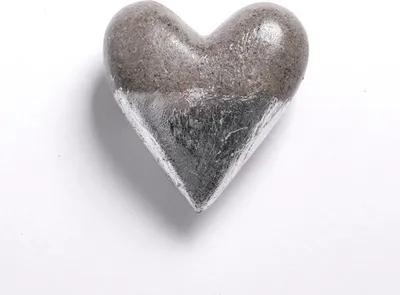 Produktbild von Gold & Silber Herzen "Silbere Spitze"