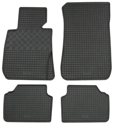 Gummifußmatten Set 4-teilig für 3er BMW E90 / E91 (1/2005-), schwarz