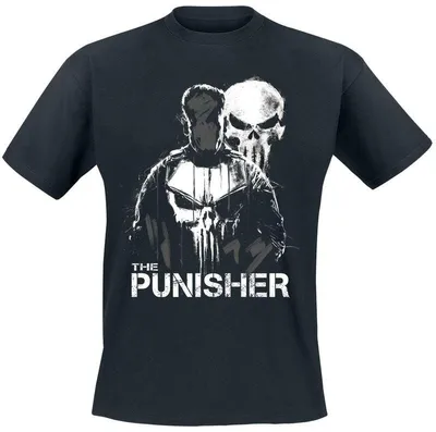 Produktbild von The Punisher T-Shirt Herren Silhouette schwarz L
