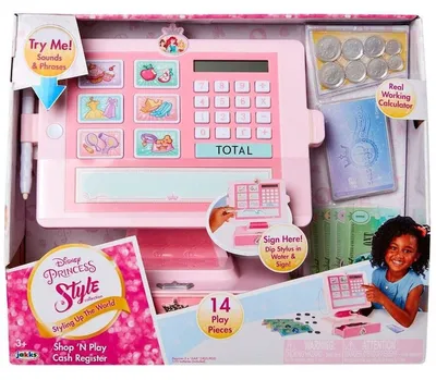 Immagine prodotto di Jakks Pacific - Premium Zestaw Kasy Disney Princesses z Akcesoriami