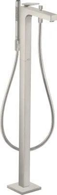 Produktbild von hansgrohe Wannen-Einhebelmischer Axor Citterio boden, m Hebel, Rautens, Edelstahl-Optik