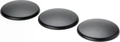 Zdjęcie produktu dla Bardzo płaska pokrywa 3 sztuki Puszka rozdzielcza PVC czarna Puszka sufitowa Lekka, okrągła, 135 mm