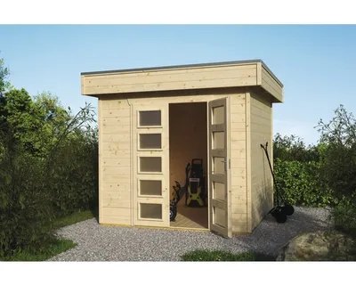 Obrázek produktu pro Dřevěný zahradní domek SKAN HOLZ Venlo 1 přírodní 250 x 250 cm