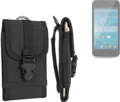 Produktbild von K-S-Trade Holster Handy Hülle kompatibel mit Qilive Q.4868 Holster Handytasche Gürtel Tasche Schutz Hülle Robust Outdoor schwarz