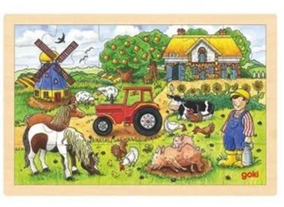 Produktbild von Goki 57891, 24 Stück(e), Bauernhof, 3 Jahr(e)