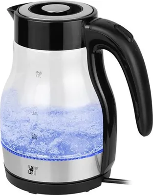 Produktbild von LAFE CEG017 Wasserkocher 1,7 l 2200 W Schwarz, Transparent