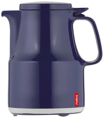 Produktbild von Helios Isolierkanne Thermoboy 0,3 l dunkelblau, Klappdeckel, spülmaschinenfest