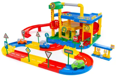 Produktbild von WADER Garage Nr. 1 Parkhaus Parkgarage Autogarage mit Spielstrasse