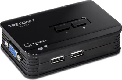 Produktbild von TRENDnet TK-207K 2-Port-USB-KVM-Switch