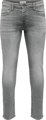 Produktbild von ONLY & SONS Slim Fit Jeans Basic Denim Hose ONSLOOM Stretch Tapered Trousers Größe: 34W / 34L