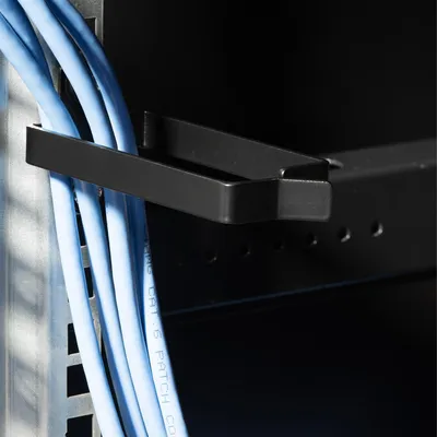 Produktbild von kwmobile 10x Kabelführungsbügel Serverschrank - 10 x 4,44 x 4,44 cm - Netzwerkschrank Kabelführung Kabelmanagement - Server Rack Kabelführungen Set