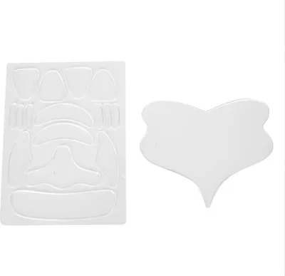 Produktbild von 17pcs Anti -Fieber -Pad -Gesichtslift wiederverwendbarer Stirn Aufkleber Silikon Brustfleck Hautpflege