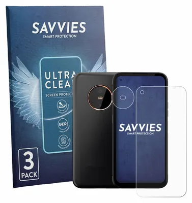 Produktbild von 6x Für Gigaset GX6 (Display+Kamera) Schutzfolie Savvies Displayschutz Display Schutz Folie Klar Transparent