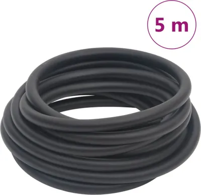 Produktbild von Hybrid-Luftschlauch Schwarz 0,6" 5 m Gummi und PVC