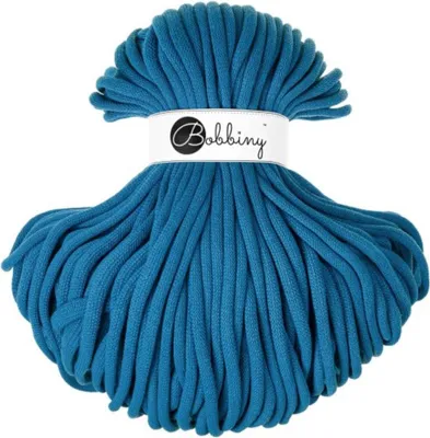Immagine prodotto di Bobbiny Jumbo 9 mm 100 m Dopamine Blue Cordoncino