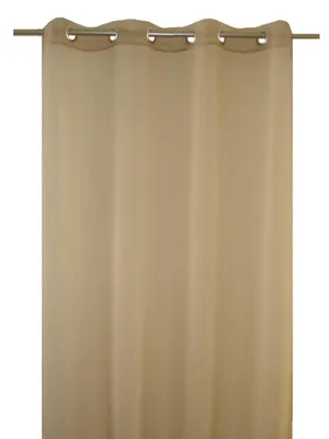 Vorhang mit Ösen, glänzend, 140 x 260 cm, Perlmutt