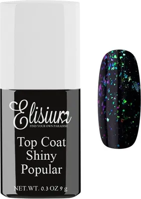 Image de Elisium Shiny Top pour vernis hybrides Populaire, 9g