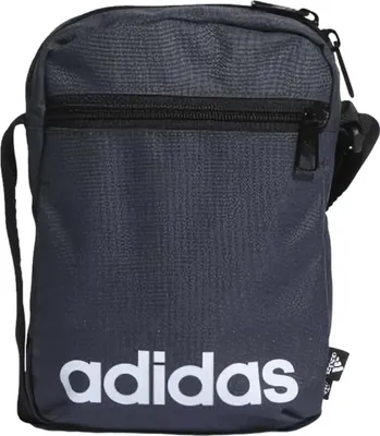 Produktbild von Adidas Linear Org Gürteltasche HR5373, Navy Blau, kompakte Umhängetasche für Alltag und Reisen, EAN 4066751837360