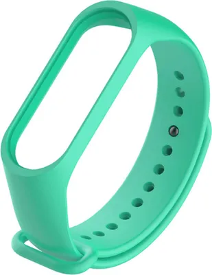 Produktbild von Strap-it Xiaomi Mi Band 3 / 4 Armband Silikon (Aqua)