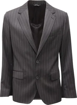 Produktbild von 0900AU abito uomo DOLCE&GABBANA man pinstripes wool suit grey