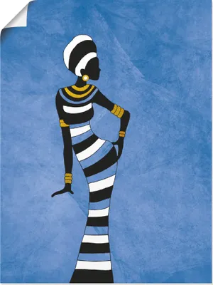 Produktbild von ARTland Poster Afrikanische Frau Größe: 90x120 cm