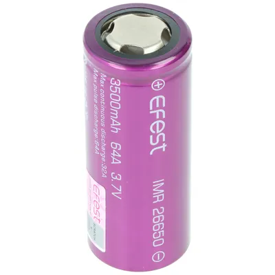 Obrázok produktu pre IMR26650 3500mAh 3,7V Li-Ion batéria High Drain nechránená 26,2x66,2mm