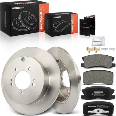 Immagine prodotto di Frankberg 2x dischi freno 4x pastiglie freno asse posteriore per Citroën C4 Aircross C-Crosser Enterprise Mitsubishi Lancer
