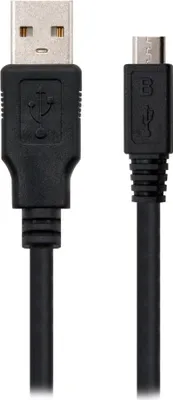 Image de Câble Ewent EC1019 USB-A 2.0 vers Micro USB 1m Noir