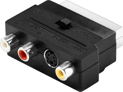 Produktbild von Adapter Scart z przełącznikiem IN/OUT, S-Video