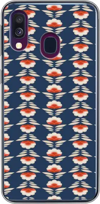 Produktbild von MuchoWow® Handyhülle Schutzhülle Hülle für Telefoonhoesje Samsung Galaxy A40 Muster - Abstrakt - Blumen Silikon Softcase Handy Hülle - Handy-Tasche