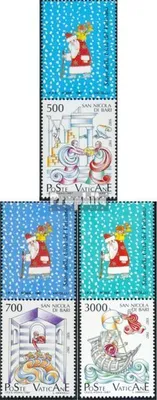 Produktbild von Briefmarken Vatikanstadt 1987 Mi 934Zf-936Zf mit Zierfeld postfrisch Heiliger Nikolaus