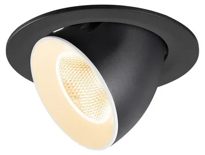 Productafbeelding van Inbouwspot Numinos Gimble L zwart/wit 2700K - 20gr
