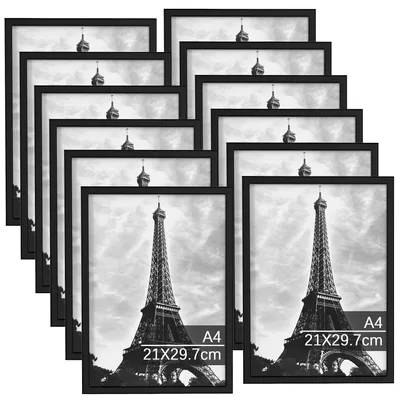 Immagine prodotto di Omgoods - Set di 12 cornici in legno formato A4 per foto di bambini