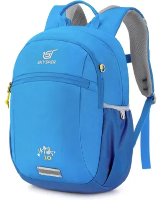 Productafbeelding van Rugzak voor kinderen, 10 liter, wandelrugzak met borstband, blauw, voor jongens en meisjes
