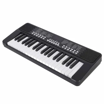 Produktbild von Przenośna klawiatura elektroniczna, akumulatorowe pianino elektroniczne, 37-klawiszowe pianino elektroniczne, klawiatura pianina elektronicznego, przenośne pianino dla dzieci, edukacyjny instrument muzyczny
