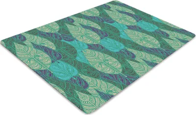Produktbild von Stuhlunterlage Bürostuhlunterlage 120 cm x 90 cm Bodenmatte Bürostuhlunterlage - Laub
