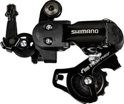 Image de Shimano Tourney RD-FT35 dérailleur vélo pour simple garniture de manivelle montage direct cage courte