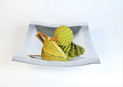Produktbild von Aluminiumschale 'Bowl Square' M - Tischschale, Rechteckig silber Dekoscchale Geschenk