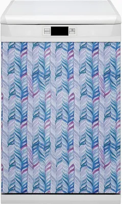 Produktbild von Dekorative Magnetmatte Küche Geschirrspüle 45x80 cm  Magnet für Spülmaschine  - Muster -Fischgräten