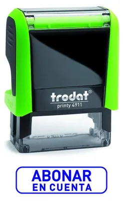 Produktbild von Trodat Printy Stempel, selbstfärbend, 37 x 14 mm, blau