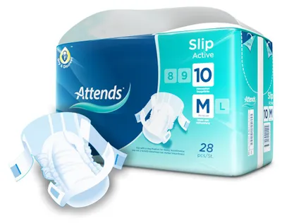 Productafbeelding van Attends Slip active 10 maat M (28 stuks)