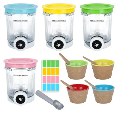 4er-Set 480-ml-Behälter für Ninja Creami NC700/NC701