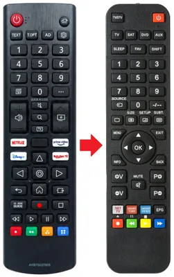Ersatzfernbedienung für LG 43UR91006LA