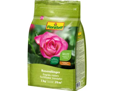 Produktbild von Rosendünger FloraSelf 1 kg für ca. 20 m² organisch-mineralisch