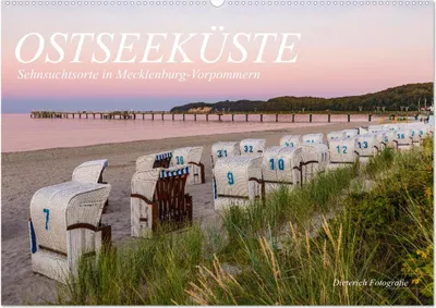 Produktbild von OSTSEEKÜSTE Sehnsuchtsorte in Mecklenburg-Vorpommern (Wandkalender 2025 DIN A2 quer), CALVENDO Monatskalender