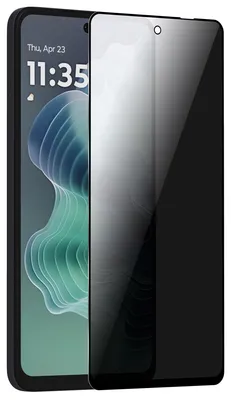Obrázek produktu pro 1-balení Motorola G35 5G Privacy Ochranné sklo na displej Privacy - Tvrzené sklo 9H - Super kvalita 3D