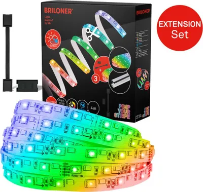 Immagine prodotto di Pimp Your Stripe Set di espansione LED Strip 4 m, IP44 per esterni, WiFi, RGB+W