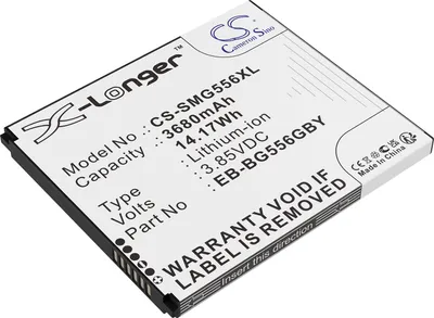 Immagine prodotto di TECHTEK Batteria compatibile con [Samsung] Galaxy Xcover 7, Galaxy XCover7 5G, SM-G556B sostituisce EB-BG556GBY, per GH43-05199A