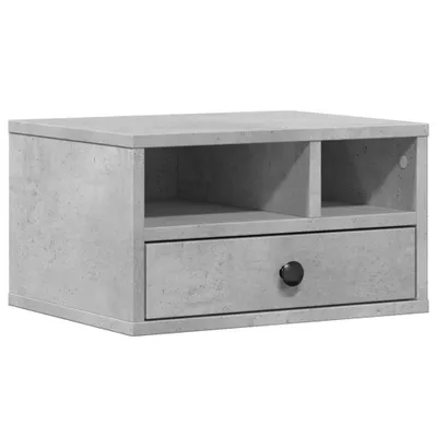Zdjęcie produktu dla vidaXL Stojak na drukarkę betonowy szary 40x32x22,5 cm materiał drewnopochodny
