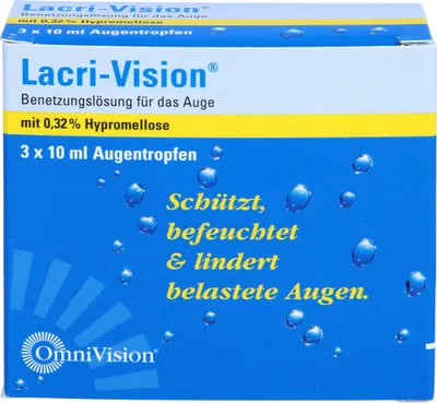 Image de Lacri Vision gouttes pour les yeux 3X10 ml